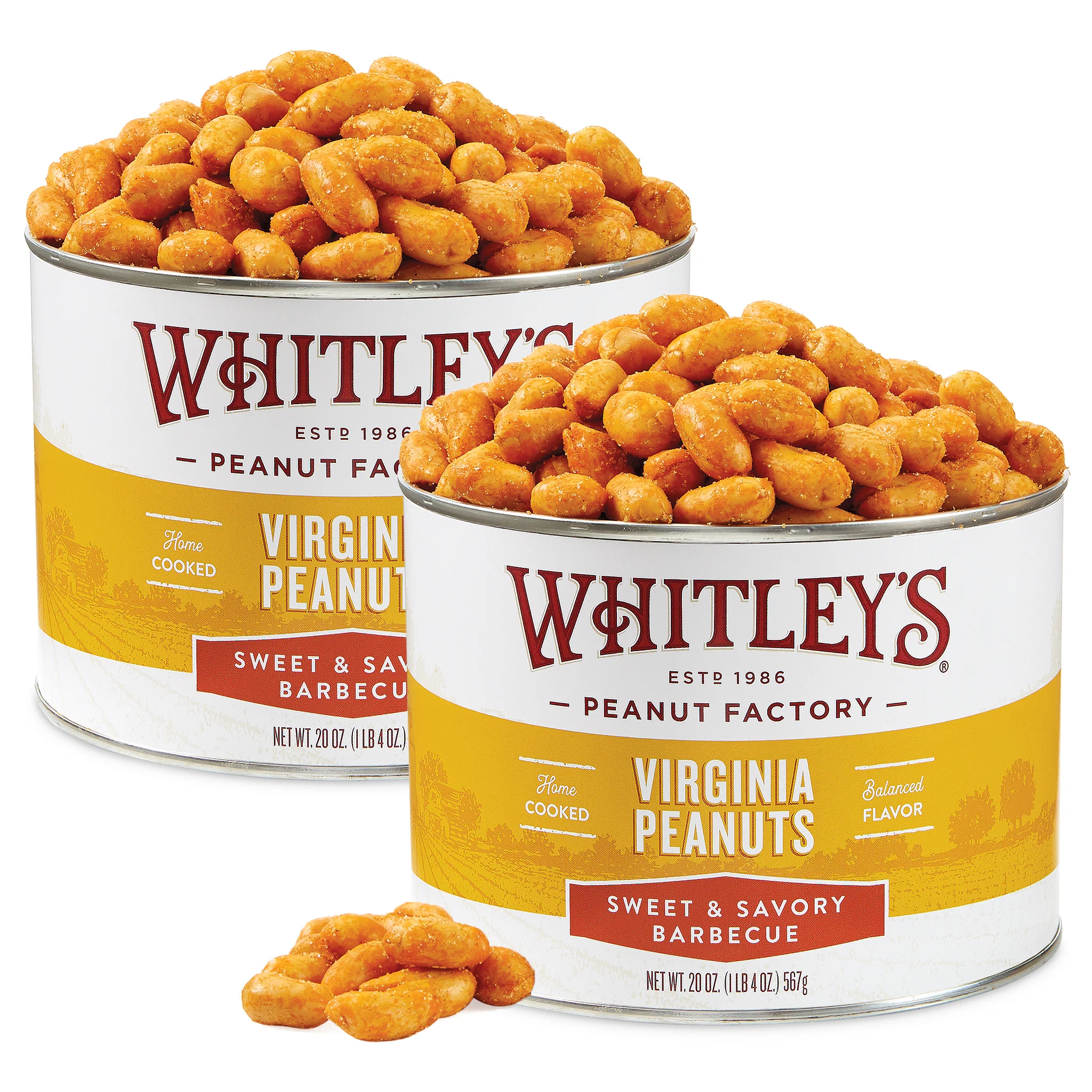 Whitley's Sweet and Savory Barbecue Virginia Peanuts - Image 3