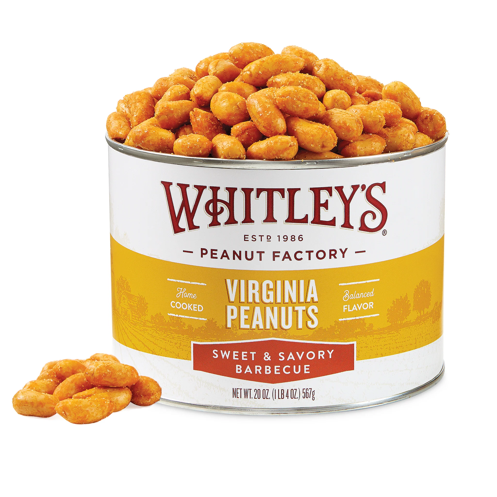 Whitley's Sweet and Savory Barbecue Virginia Peanuts - Image 4