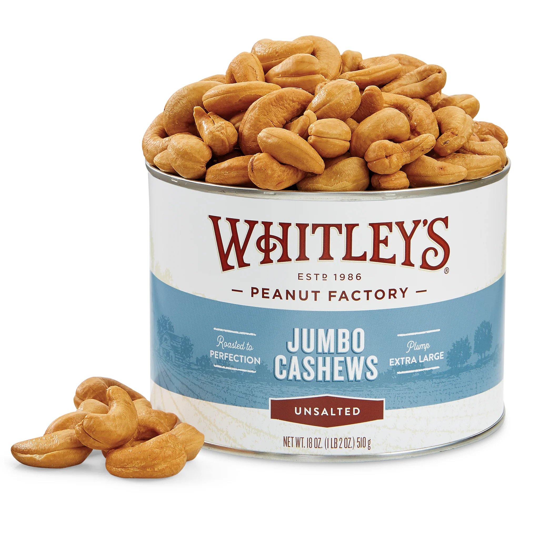 Whitley's Unsalted Jumbo Cashews - Image 3